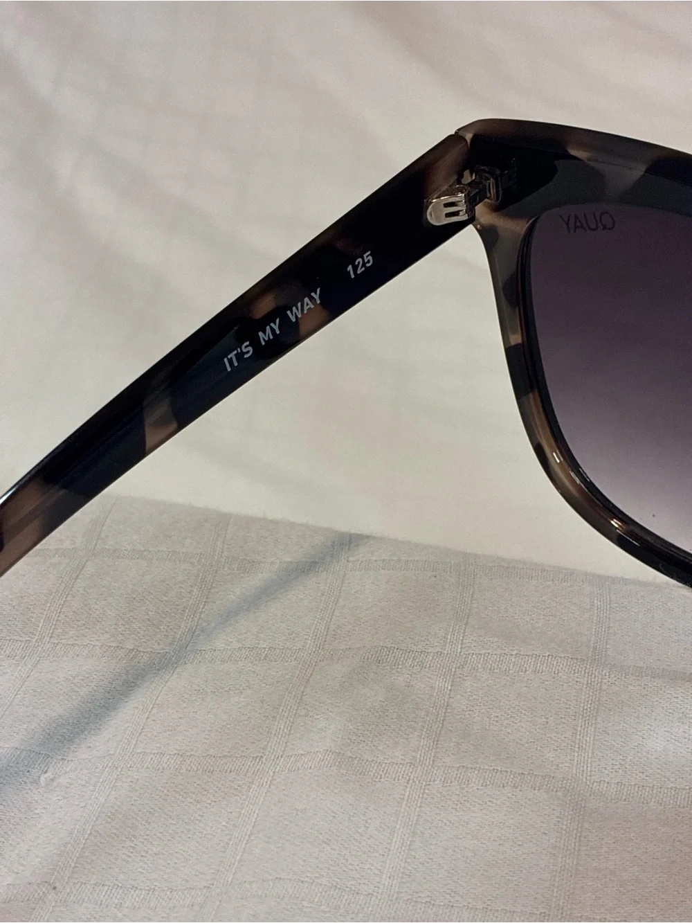 Quay Australia Tortoiseshell Oversized Sunglasses with Gradient Lenses
